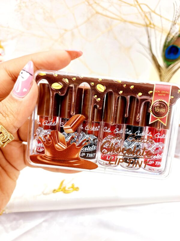 پک تینت لب 6 عددی شکلاتی LIP TINT کد 41497